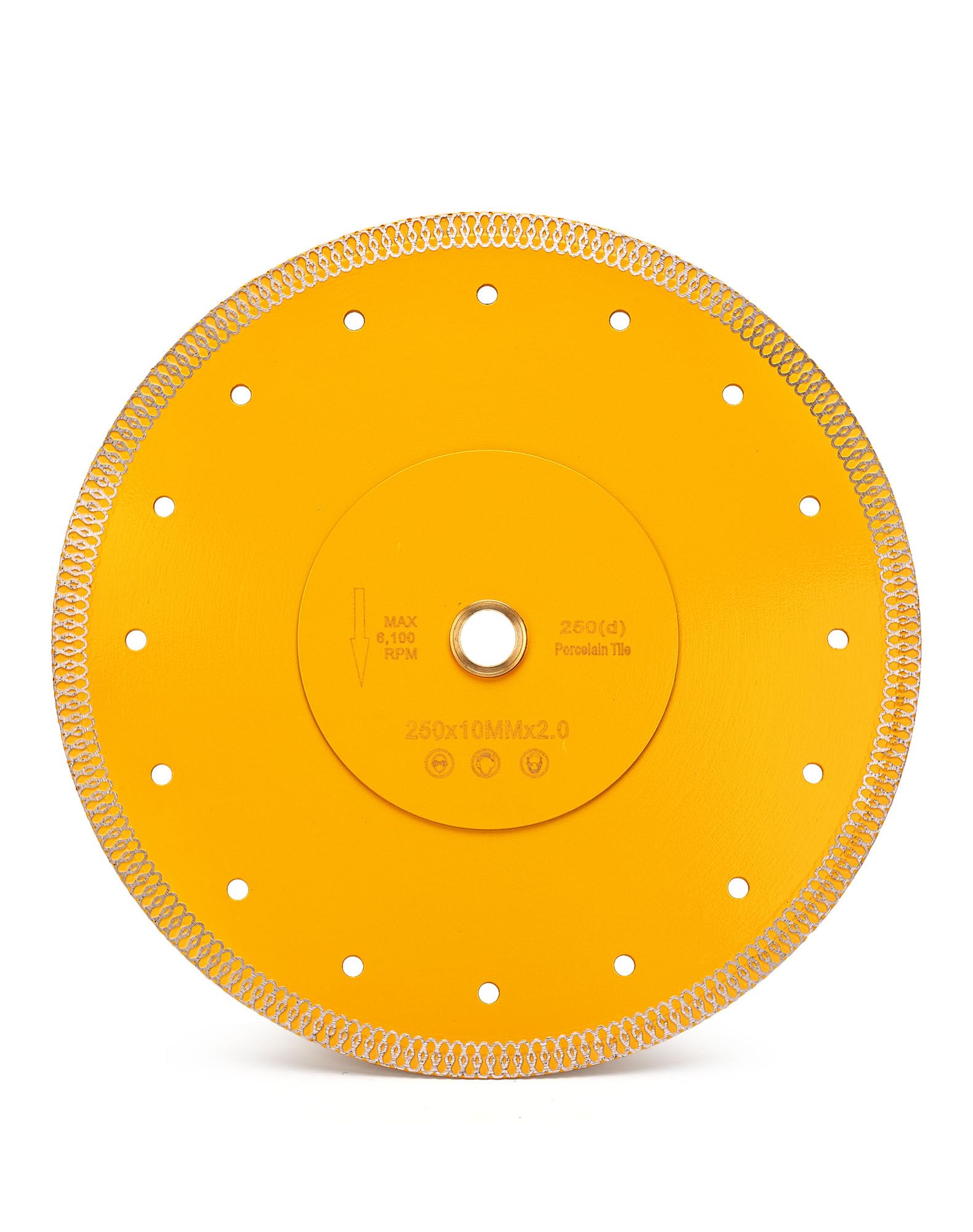 Photo 1 of 10 Inch Super Thin Wet Diamond Porcelain Saw Blade Tile Blade for Dry or Wet Cutting Porcelain Tiles Granite Marbles……