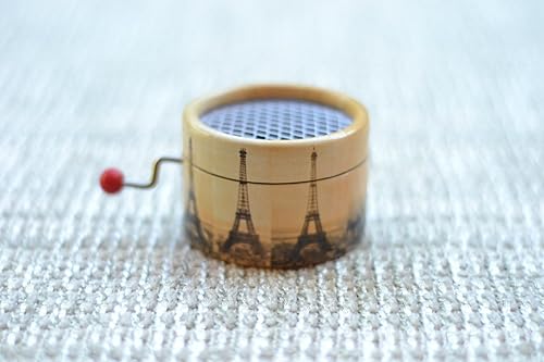 Caja de música manual Torre Eiffel con melodías varias.: Amazon.es: Handmade