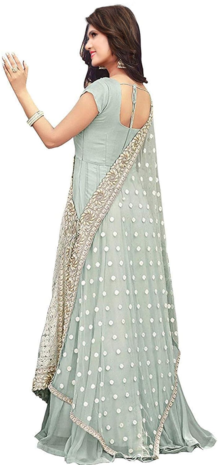 royal export women's georgette long party wear gown
