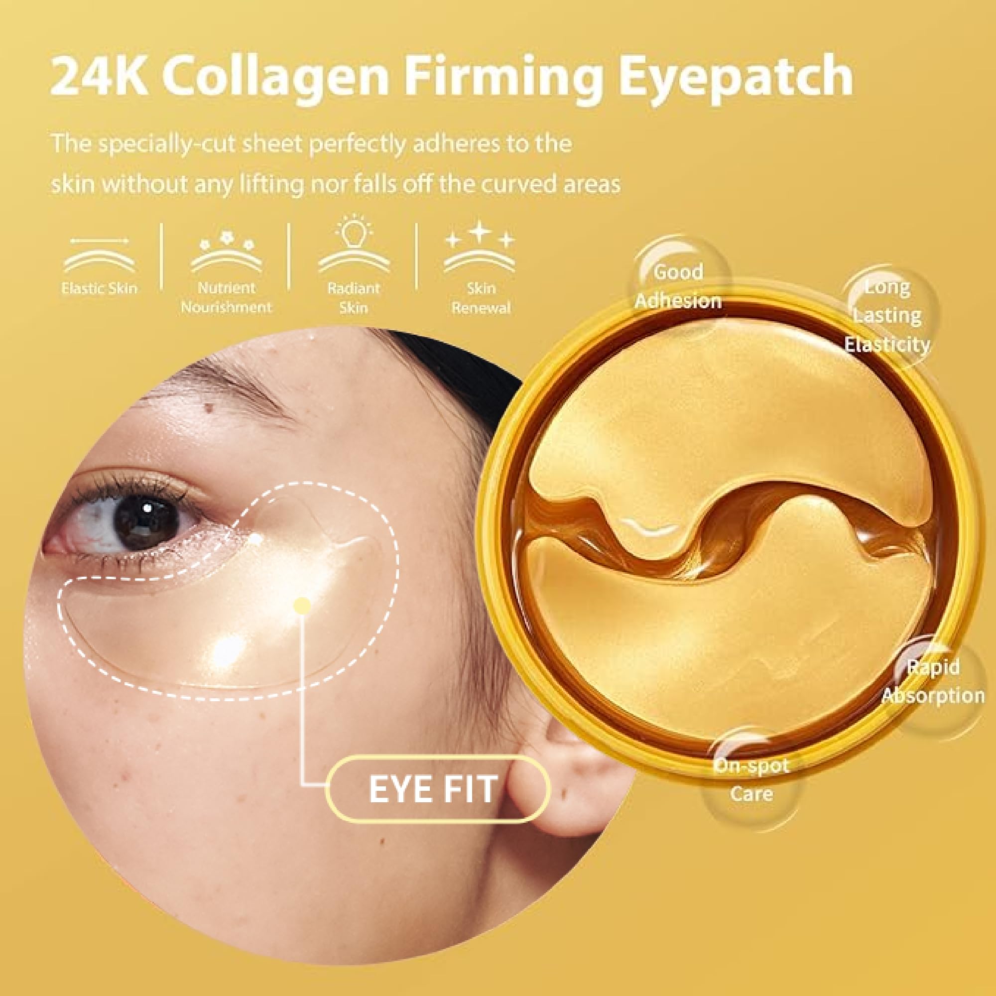 MẶT NẠ MẮT COLLAGEN GIẢM THÂM QUẦNG VÀ NẾP NHĂN VÙNG DA MỎNG MANH