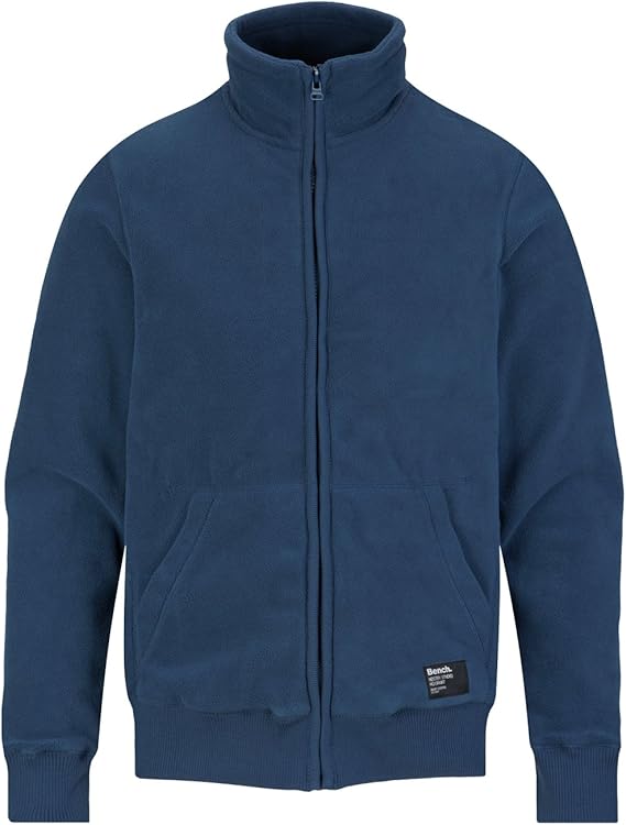 Bench Herren Sweatshirt Fleecejacke LLANDO blau (dark denim) Large