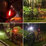 Volcano Eye 2 Pack Rear Bike Lights USB Rechargeable Red LED Bright 240° view 8