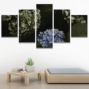 SIGNWIN 5 Panel Canvas Wall Art Assorted Fields...