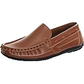 Josmo Boys’ Shoes – Casual Leatherette Moccasin Driving Loafers (Size: 5T-5 Big Kid)