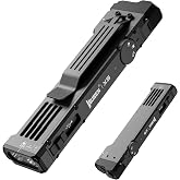 WUBEN X5 Flashlight Rechargeable, 1300 Lumens Bright Flashlight 6 Modes | White LED, UV Blacklight &amp; Green Light, EDC Flat Tactical Flashlight with Clip, IP65 for Camping, Outdoor &amp;Emergence