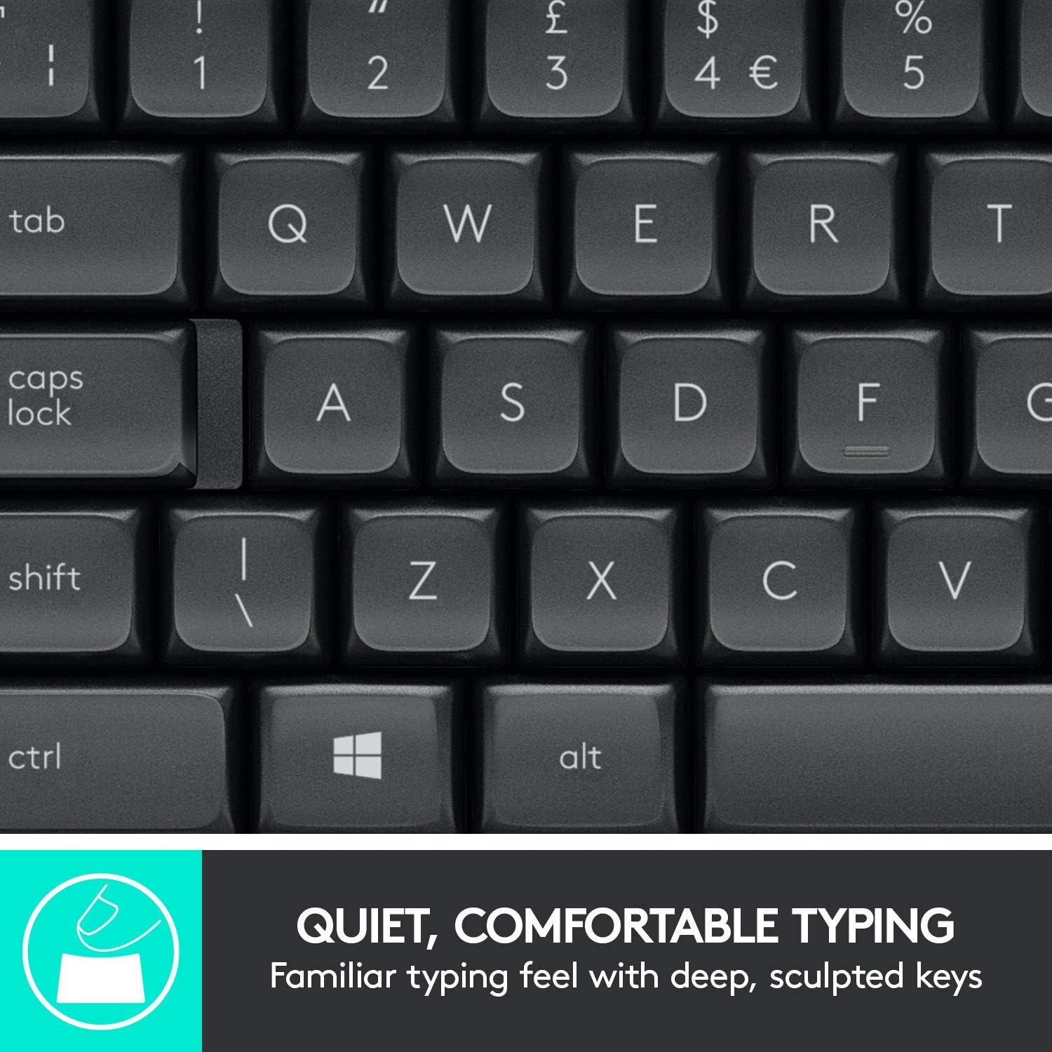 Logitech MK545 Advanced Wireless Keyboard and Mouse Combo: Computers & Accessories