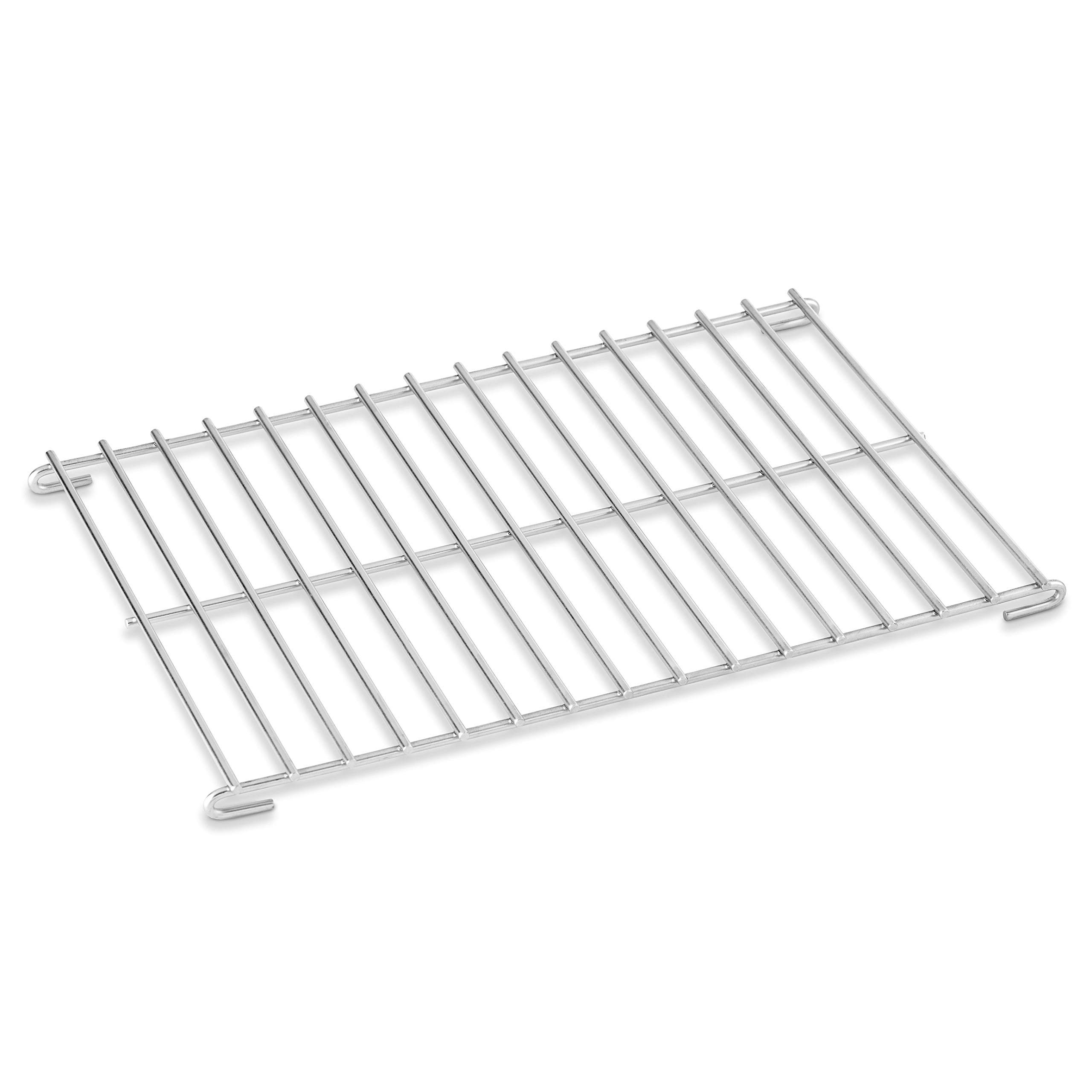 Weber Roast Rack - Large (37 x 23cm), made of Stainless Steel, for indirect Grilling, fits Q Series, Go-Anywhere Series and larger Grills, dishwasher safe - Silver (6564)