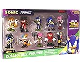 Sonic Prime: Deluxe Box V2-12 Pack Collectible Figures - 2.5" Characters, Includes 2 Rare Hidden Figures, Netflix Series, Licensed Figures, Ages 3+