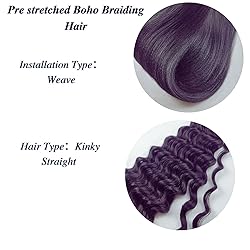 Boho Braiding Hair Curly Braiding Hair for Boho