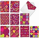 The Best Card Company - 20 Mother's Day Cards Bulk (4 x 5.12 Inch) - Loving Small Note Card Set - A Lot of Heart AM5652MDG-B2x10