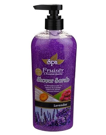 Fruiser Shower Scrub, Lavender, 730 ml