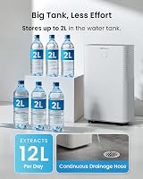 Pro Breeze OmniDry 12L/Day Dehumidifier with Smart App & Humidity Sensor view 3