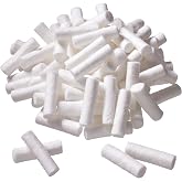 100 Dental Cotton Rolls, 1.5 Inch Nosebleed Plugs for Kids or Adults - Extra Absorbent Blood Clotting, Cotton Rolls (100 Count)
