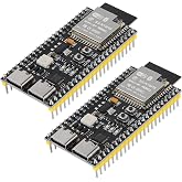 AITRIP 2Pack ESP32-S3 Type-C Development Board N16R8 MCU with Dual-Mode Wi-Fi Bluetooth with Antenna Base Compatible with Arduino IoT ESP32-S3-WROOM-1