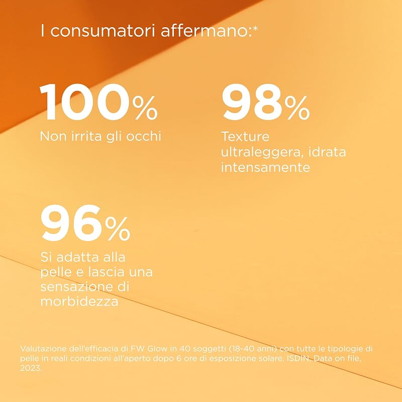 Fusion Water MAGIC Glow SPF 50 (50 ml) | Crema Solare Viso con Effetto Illuminante Glow | Leggera e Fase Esterna Acquosa