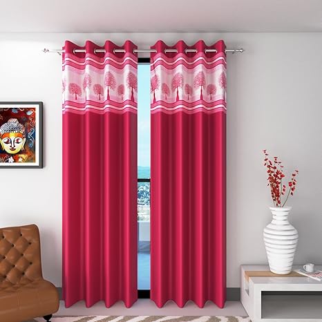 Buy Curtains Premium 80 Blackout Printed Window Set Of 2 Pc