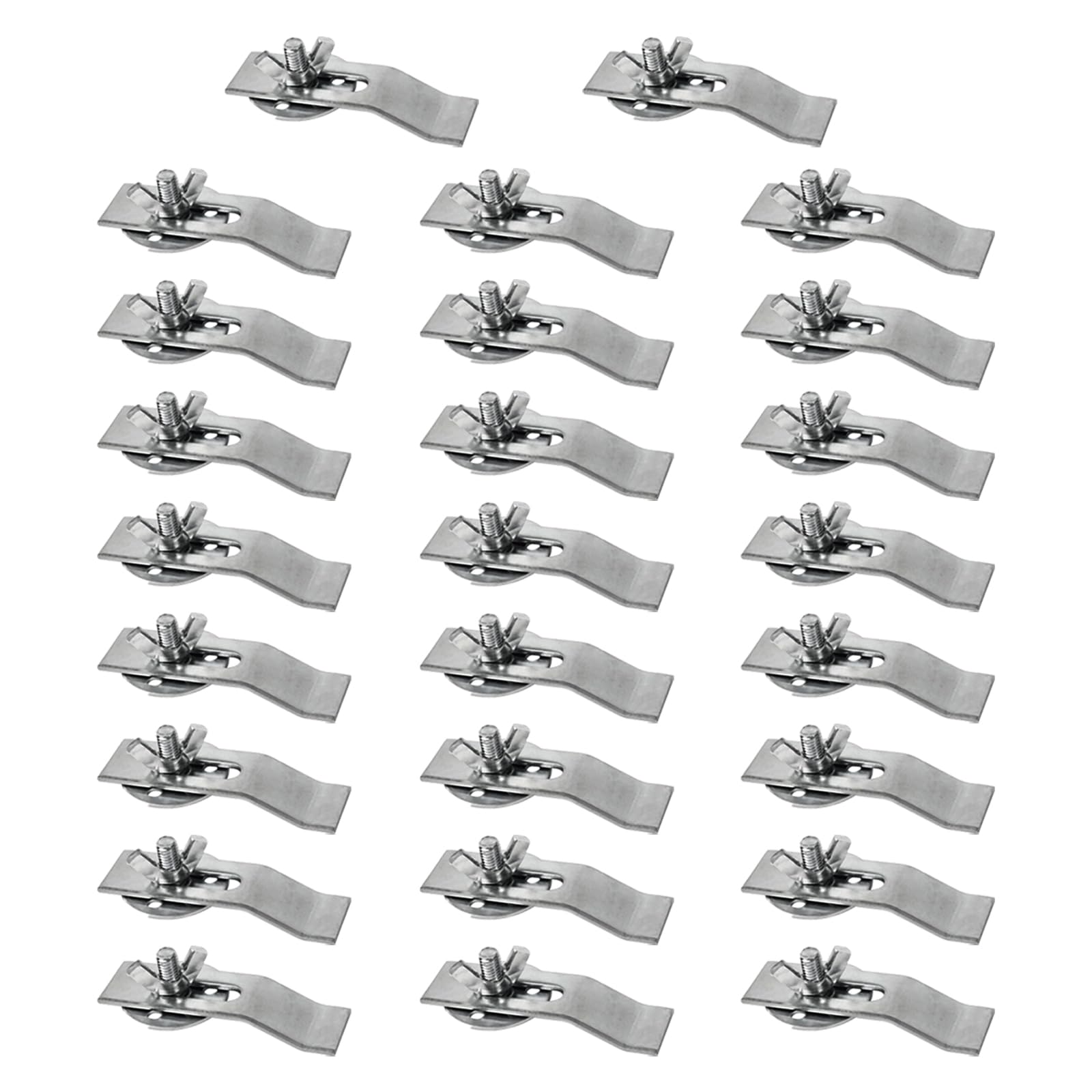 20 PCS Undermount Sink Brackets - Manganese Steel Sink Mounting Kit