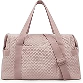 BAGSMART Large Gym Bag with Yoga Mat Buckle, Weekender Overnight Bag for Women, Travel Duffle Bag for Travel Essentials, Carry On Tote Bag Hospital Bag for Labor and Delivery
