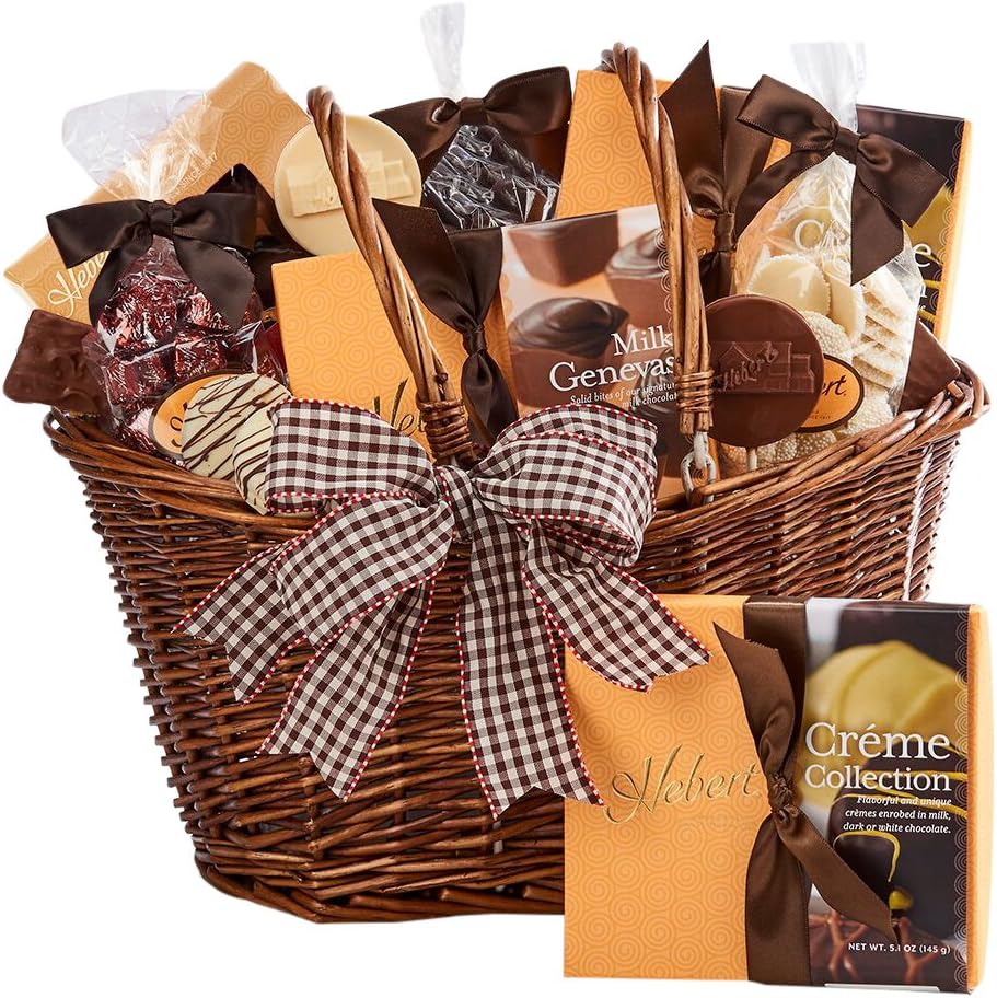 Hebert Candies CHOCOLATE'S GALORE SAMPLER BASKET