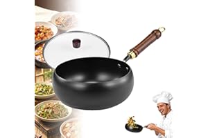 Japanese Iron Pots for Cooking, Cast Iron Pot from Japan, Uncoating Cast Irons Pot with Glass Cover High Purity Big Belly Pot