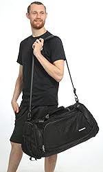 Sports Travel Duffel Gym Bag for Men Women with
