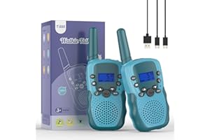 Selieve Walkie Talkies for Kids, Rechargeable Kids Toy for 3 4 5 6 7 8 Year Old Boys Girls, Walkie Talkies Long Range with 22 Channels for Outdoor Adventures, Camping, Hiking