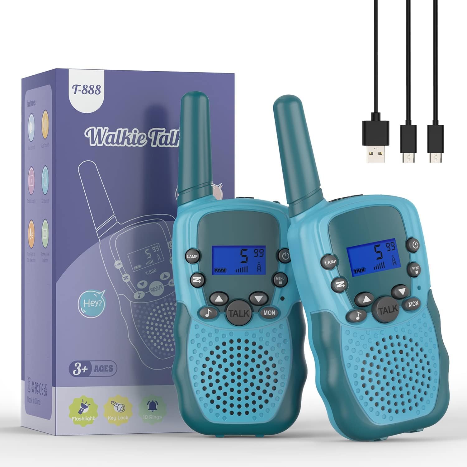 Selieve Walkie Talkies for Kids, Rechargeable Kids