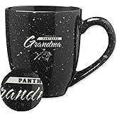 Rico Industries NFL unisex-adult NFL Football Grandma16 oz Team Color Laser Engraved Speckled Ceramic Coffee Mug