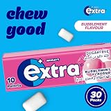 Wrigley's Extra White Bubblemint Sugar Free Gum 30 Pack view 2