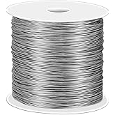 Cridoz 26 Gauge Stainless Steel Wire for Jewelry Making, Bailing and Craft