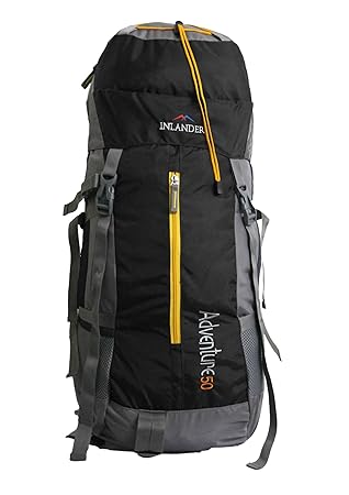 Inlander Decamp 1005 50Ltrs Black Rucksack