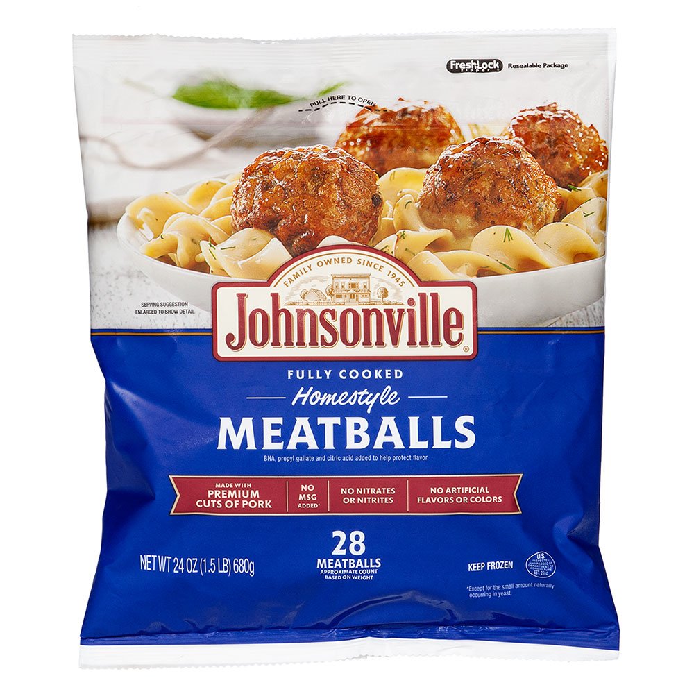 Johnsonville Homestyle Meatball Recipes Dandk Organizer