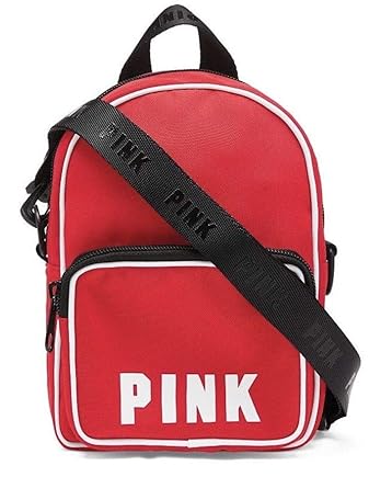 pink backpack red