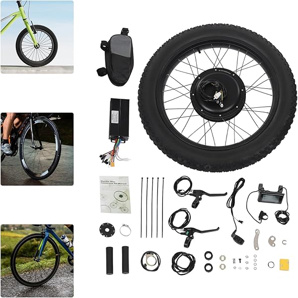 Kit De Conversión A Bici Cleta Eléctrica 48V 2000W Motor Trasero