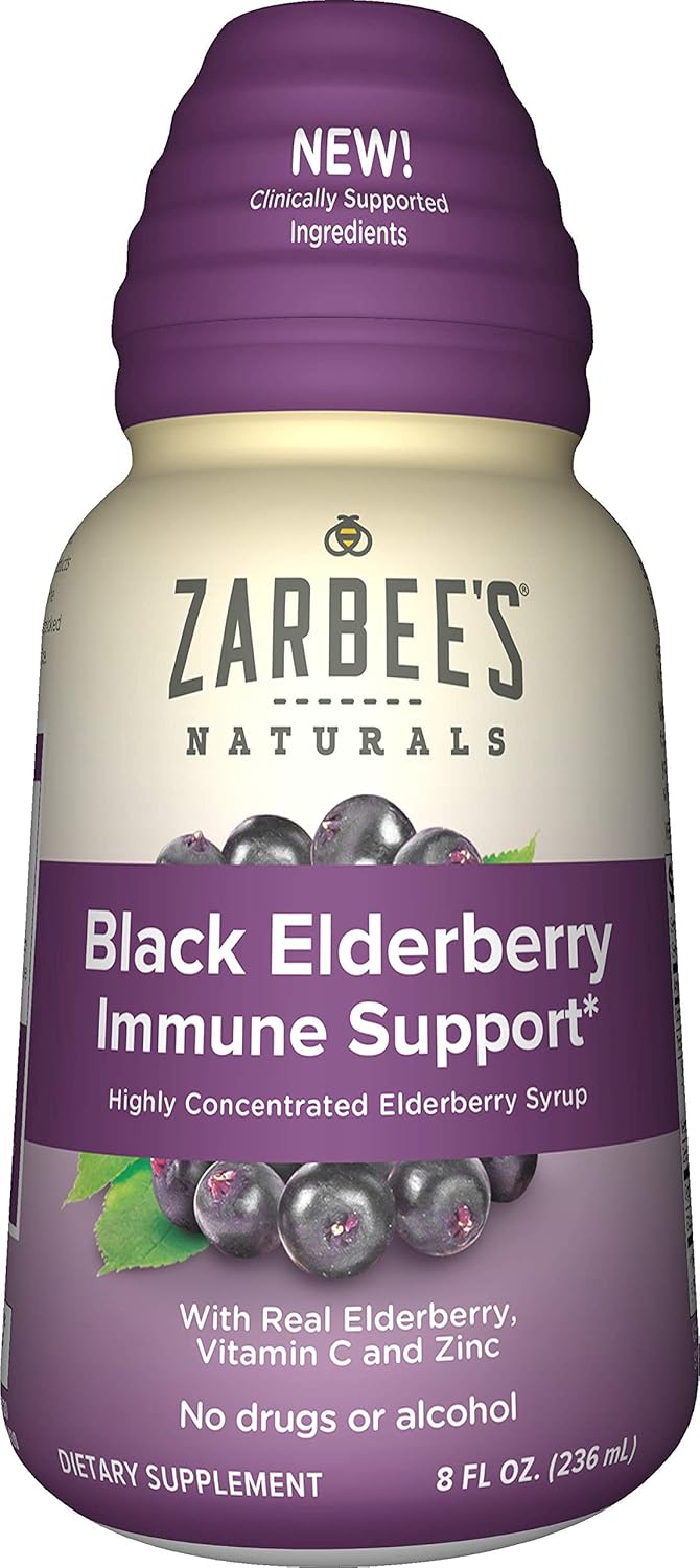 Zarbee's Naturals Black Elderberry Immune Support* Highly Concentrated