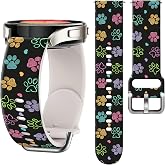 QVRNKSF 20mm Sport Bands Compatible with Galaxy Watch 7 6 5 4 40mm 44mm/5 Pro/6 Classic 47mm/ Watch 4 Classic/Active 2, Cute Replacement Strap for Women, Adjustable Watch Band
