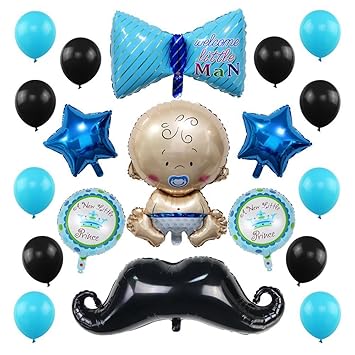 Baby Shower Balloons Decoration Boy Welcome Baby Boy Party