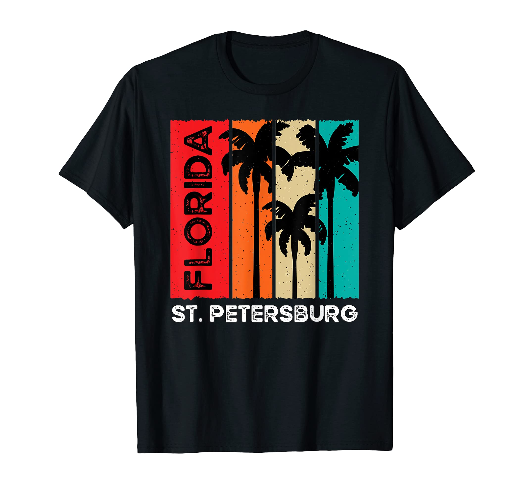 Vintage Retro St. Petersburg FL Tourist Native Florida T-Shirt