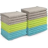 AIDEA Microfiber Cleaning Cloths Softer Highly Absorbent, Lint Free Streak Free for House, Kitchen, Car, Window Gifts(12in.x1