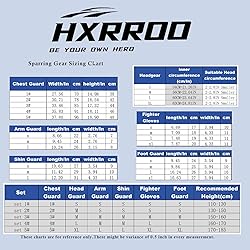 HXRROO 13 pcs Taekwondo Sparring Gear Set Ultimate