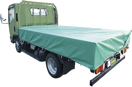 Amazon Monomania トラックシート 荷台用シート 1t 1 5t 2t対応 丈夫な防水仕様 小型トラック 2 3ｍ 3 5ｍ 国内製造 固定用ゴムバンド 本付 ボディーカバー 車 バイク