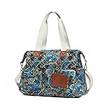 Malirona Canvas Shoulder Bag Travel Handbag Women