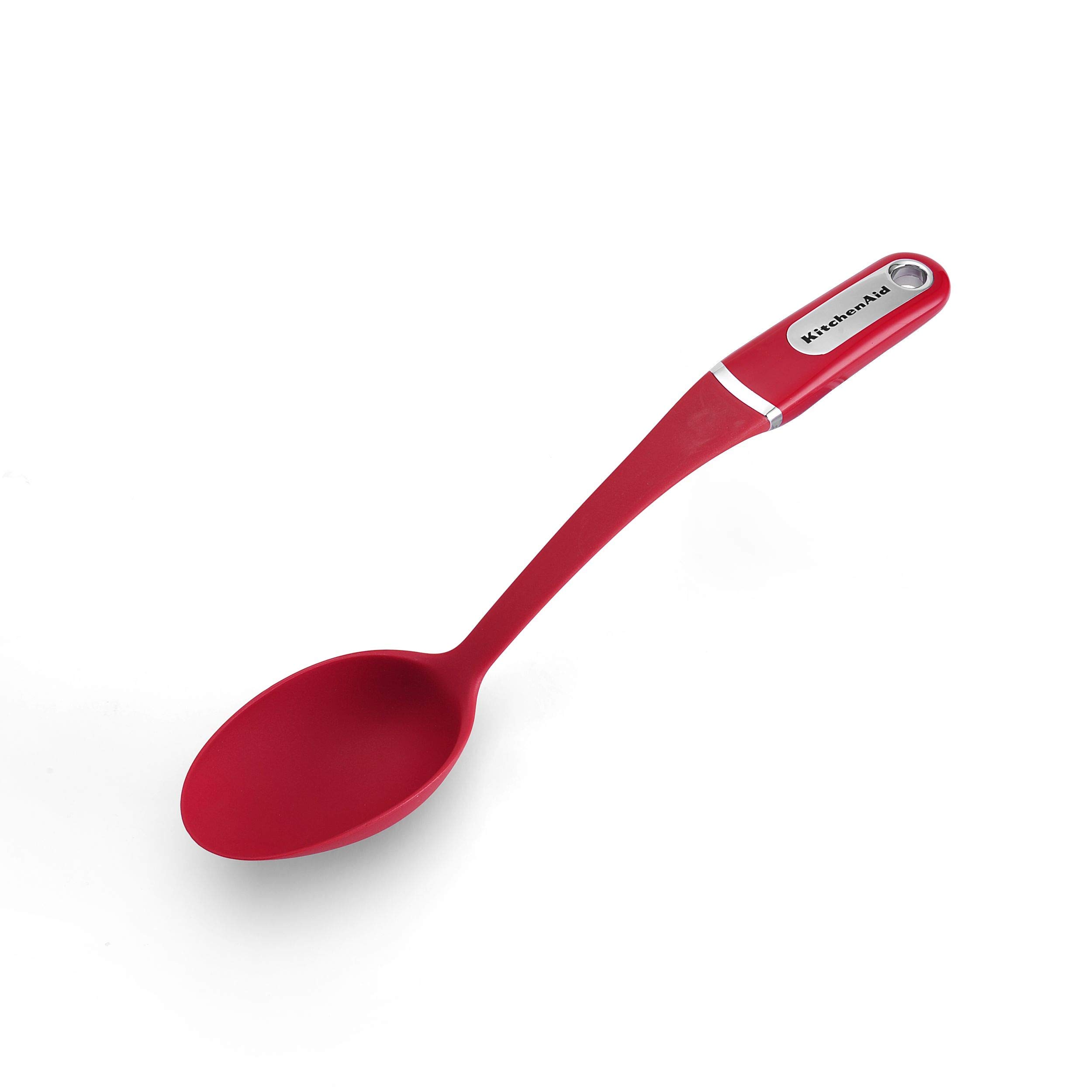 KitchenAid Basting Spoon Cooking Heat Resistant Utensil Red Top quality
