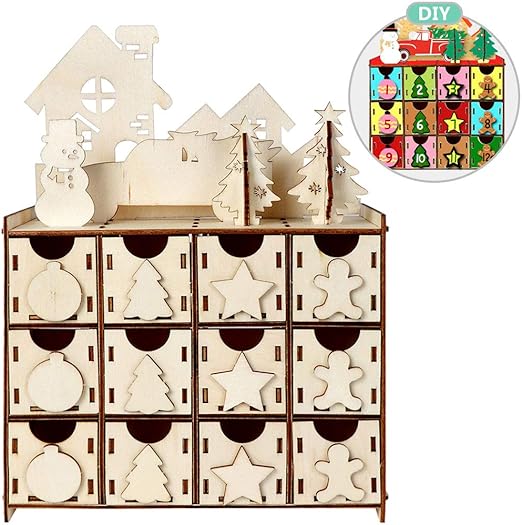 Amazon Com Ourwarm Countdown To Christmas Advent Calendar 2019