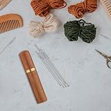 TOYMIS 30pcs Large Eye Sewing Needles Tapestry Embroidery Wood Case 6 Sizes view 5