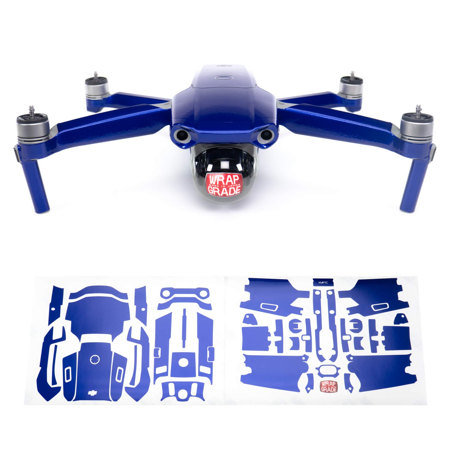 Wrapgrade Main Unit Skin Compatible with DJI Mavic Air 2 (STRATOSPHERE BLUE)
