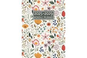 2025-2029 Monthly Planner: 5 Year Canada Calendar from January 25 to December 29 || 60 Months Appointment Book Schedule Organ