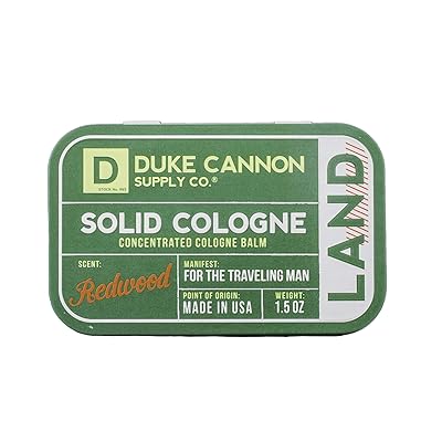 Duke Cannon Men's Solid Cologne Land Redwood Scent Kuwait