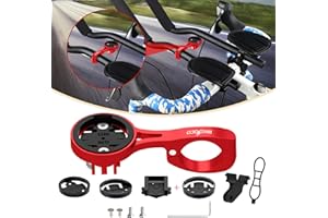 BIKOOCO Bike Computer Mount for Aero Bars - Compatible with 22.2mm/22.4mm Road Handlebars, Secure Bike Mount for Bike GPS Computer, for Garmin,for Combo & for GoPro Action Camera