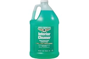 AERO COSMETICS Interior Cleaner, Carpet Cleaner, Seat Cleaner, Fabric Cleaner 1 Gallon. Aircraft Quality for your Car Boat RV Meets Boeing and Airbus Specs